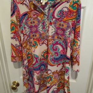 Psychedelic paisley tunic